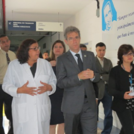 Obras Sociais Irmã Dulce recebem visita do ministro da Saúde