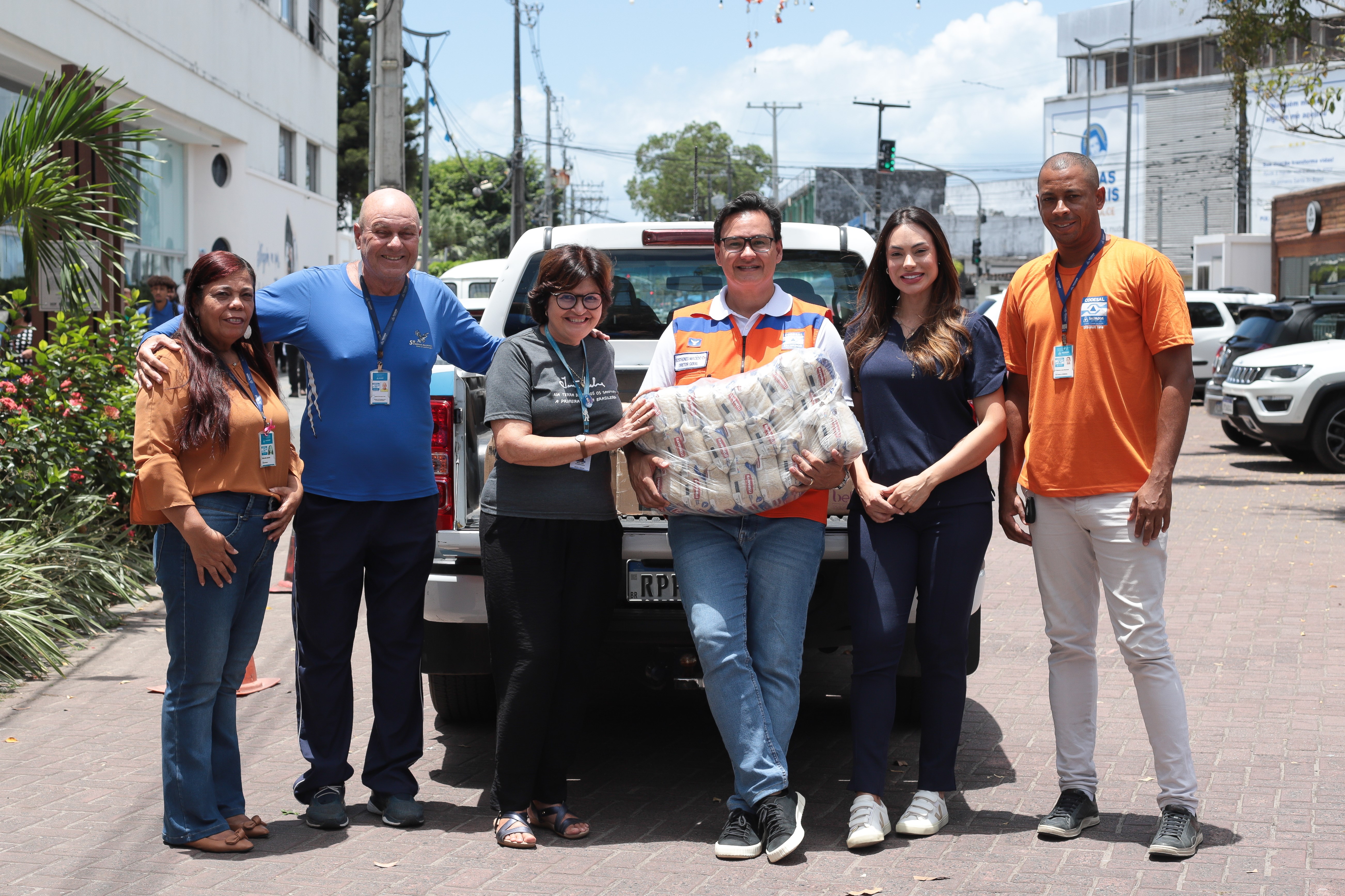 OSID recebe 200kg de alimentos doados pela Defesa Civil de Salvador