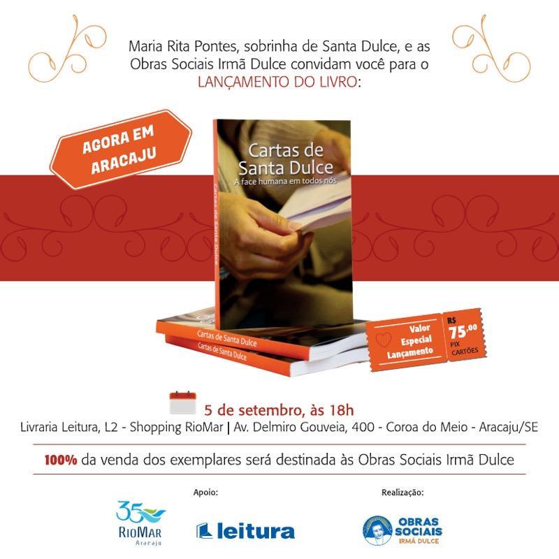 Livro com manuscritos inéditos de Santa Dulce dos Pobres será lançado em Aracaju nesta quinta