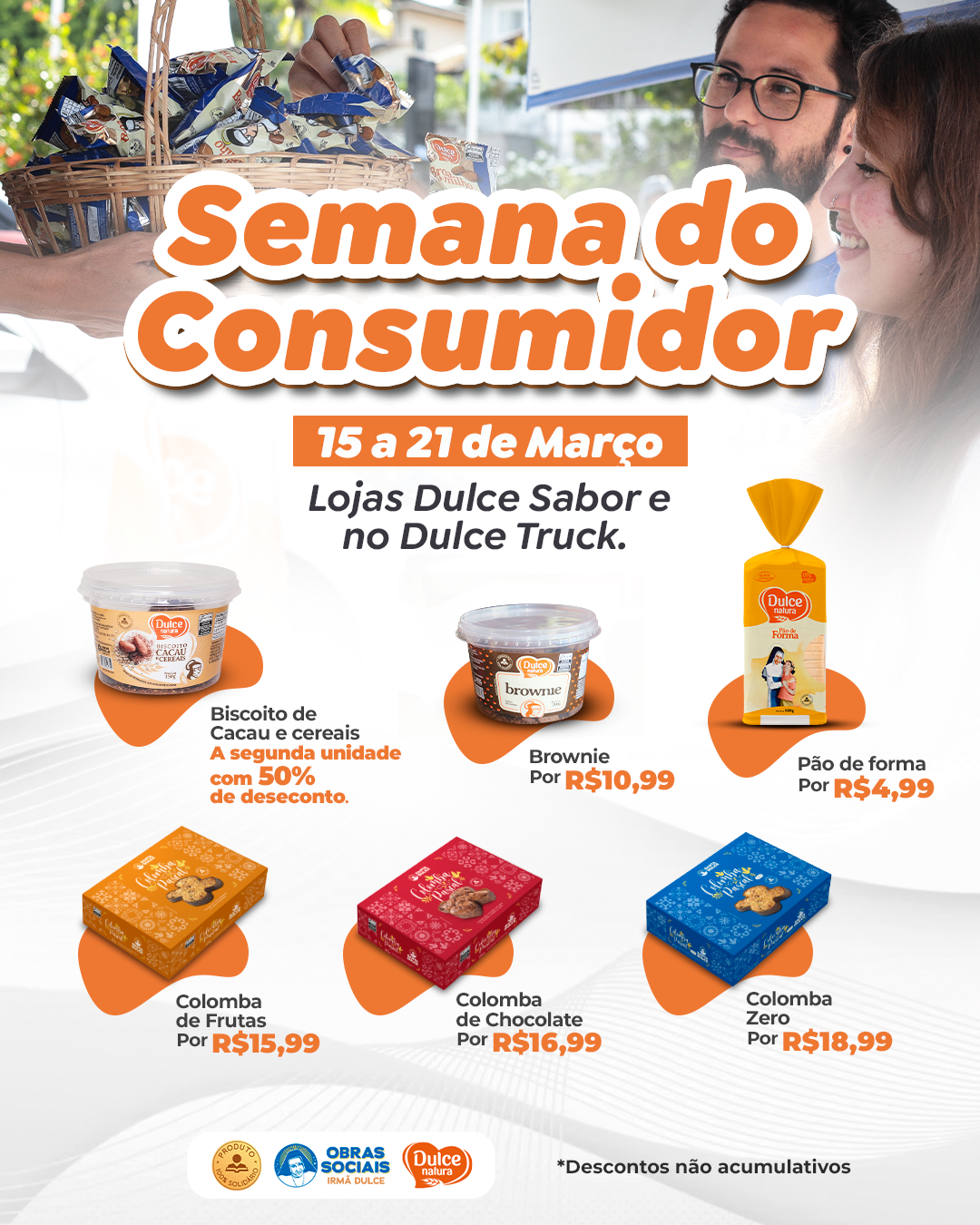 Ofertas imperdíveis na Semana do Consumidor nas Lojas Dulce Sabor