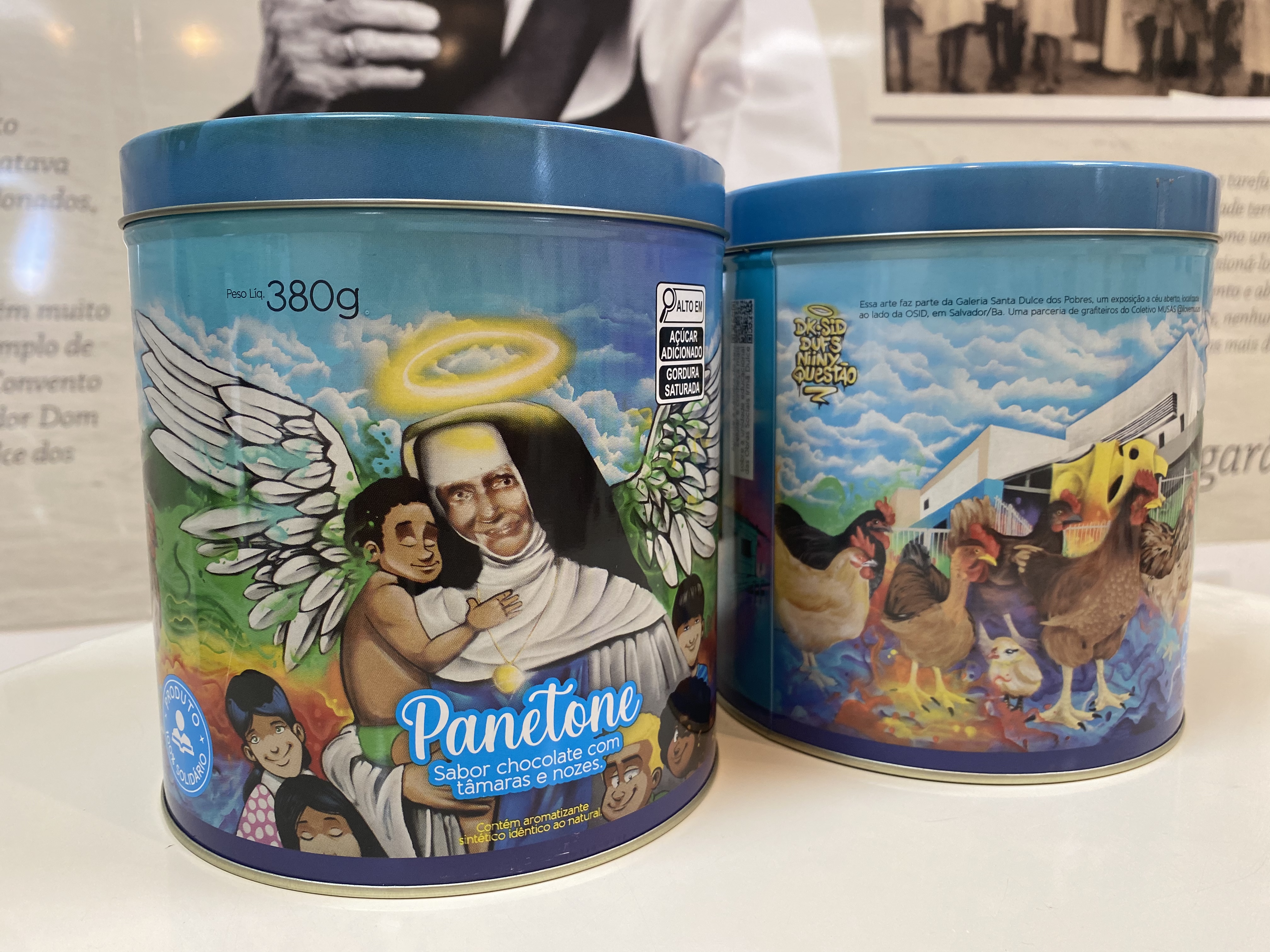 Versão especial do Panetone Santa Dulce vem em lata exclusiva e traz o delicioso sabor de chocolate com tâmaras e nozes