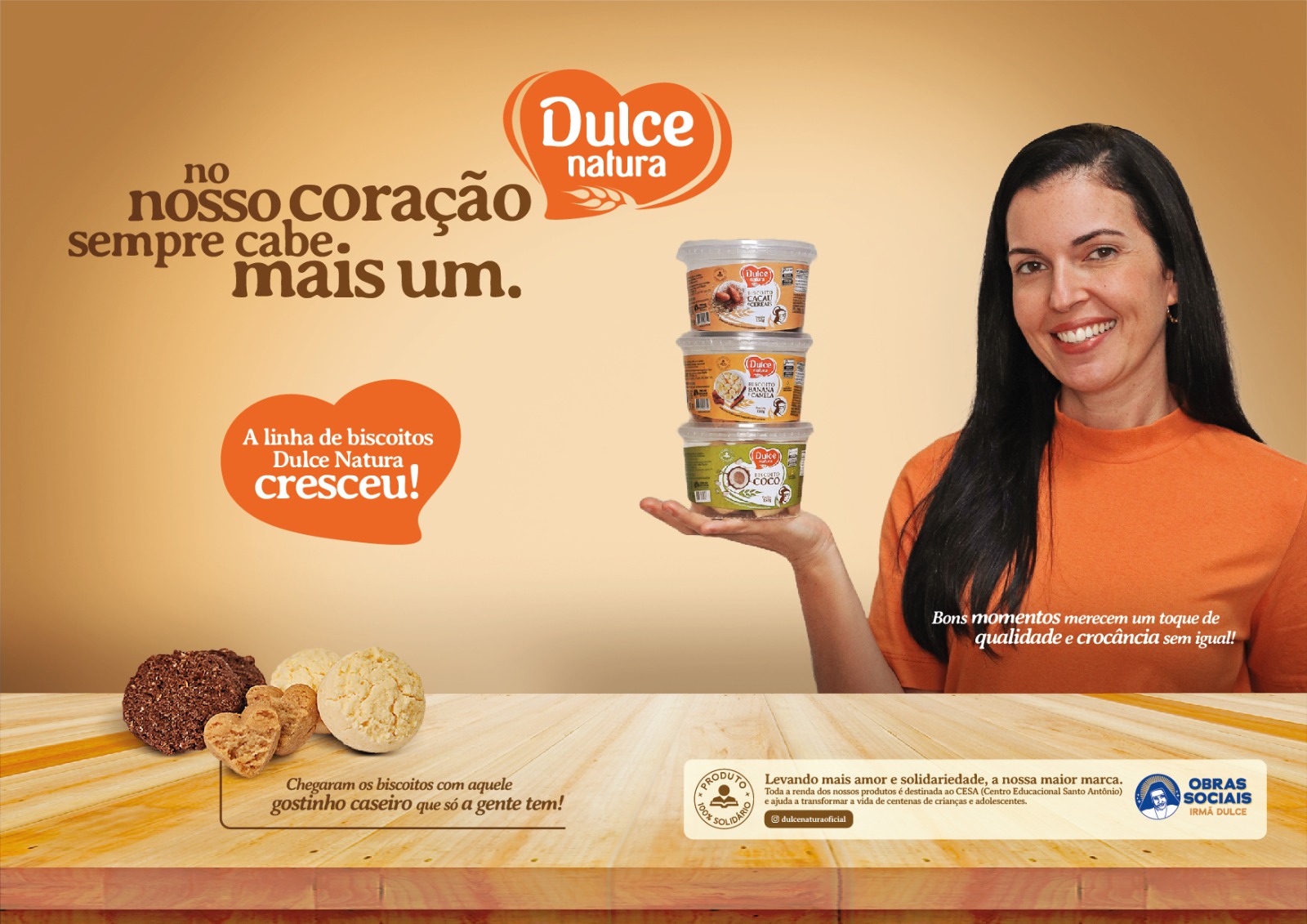 Panificação das Obras Sociais Irmã Dulce anuncia evento de lançamento de nova linha de biscoitos