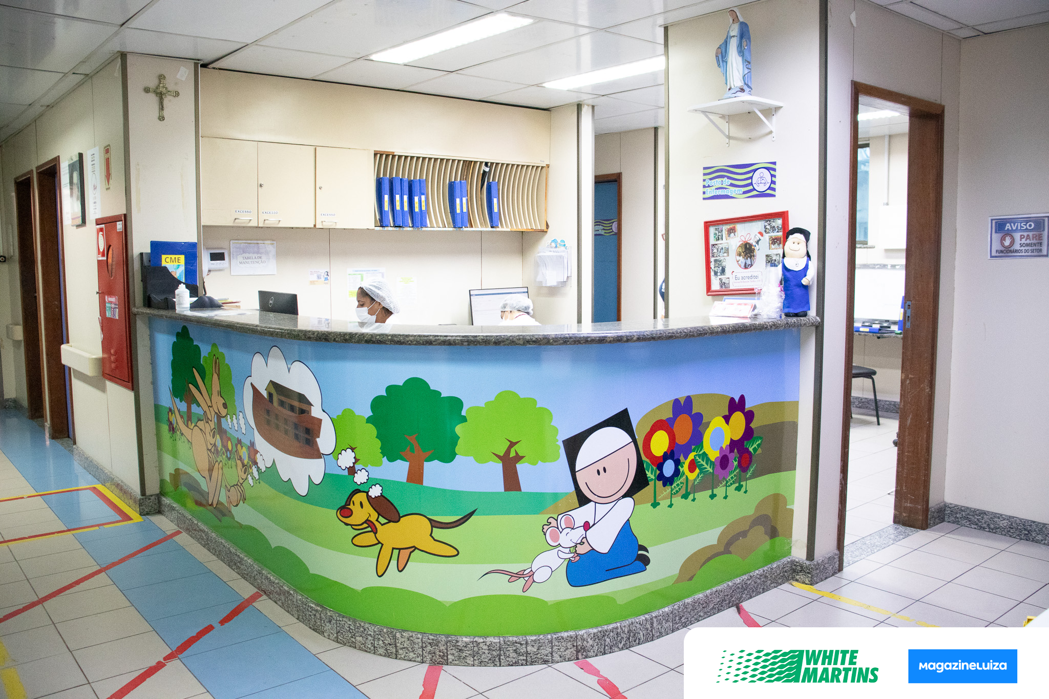 Projeto Arca da Dulce proporciona ambiente mais acolhedor no Hospital da Criança